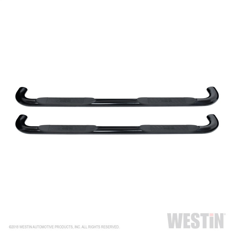 Marchepieds ovales Nerf Platinum 4 pour Chevrolet Silverado/Sierra 1500 Crew Cab 2019 de Westin - Noir