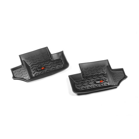 Revêtement de plancher arrière Rugged Ridge noir pour Jeep Wrangler JK 2007-2018 à 2 portes