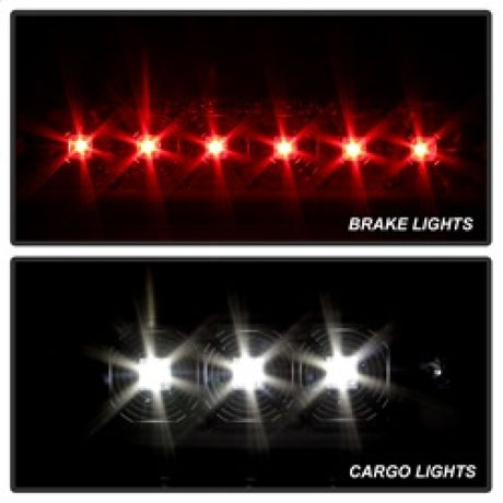 Feu de freinage à DEL xTune Chevy Silverado 07-13 / GMC Sierra 07-13 3e feu - Noir BKL-CSIL07-LED-BK