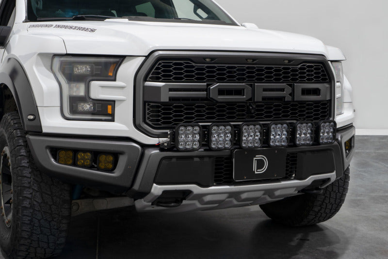 Kit de barre lumineuse CrossLink pour calandre Ford Raptor SS5 17-20 de Diode Dynamics Sport - Combo blanc