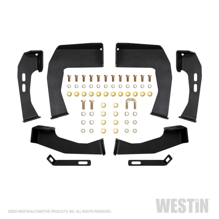 Marchepieds Westin 99-13 Chevy/GMC Silverado/Sierra 1500 Ext Cab HDX Drop Nerf - Noir texturé