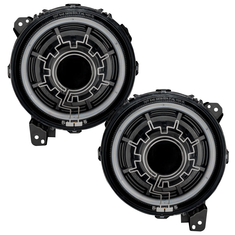 Oracle Lighting 18-22 Jeep Wrangler JL Oculus Bi-LED Projector Headlights