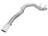 Échappement arrière en acier aluminisé DPF aFe Atlas 5 pouces Dodge RAM Diesel 13-14 6,7 L (td) Mega Cab avec embout poli