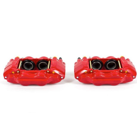 Étriers avant rouges Power Stop 06-10 Hummer H3 sans supports - Paire