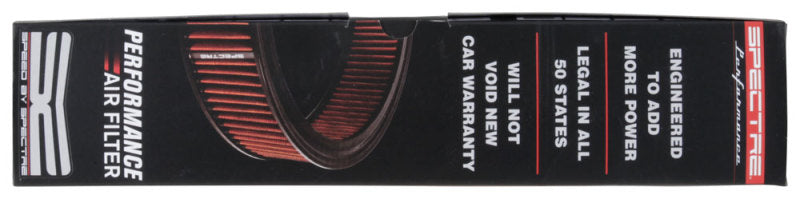 Filtre à air Spectre 1985 Cadillac Seville 5,7 L V8 DSL 14 po x 3 po - Rouge