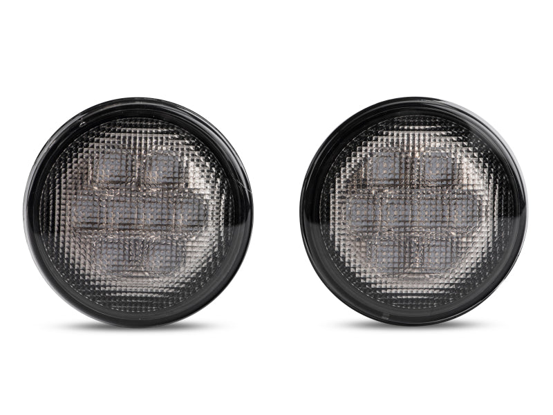 Clignotants LED ambrés Raxiom 07-18 Jeep Wrangler JK Axial Series (fumés)