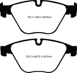 Plaquettes de frein avant EBC 10+ Greenstuff pour BMW 535i 3.0 Turbo (F10)
