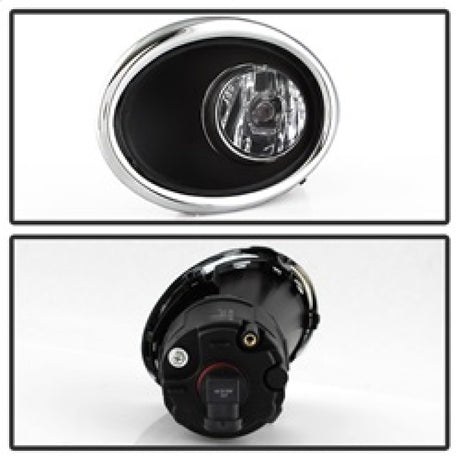 Feux antibrouillard OEM Spyder 17-18 Nissan Rogue (modèles sport UNIQUEMENT) avec interrupteur - Transparent (FL-NR2017-SP-C)
