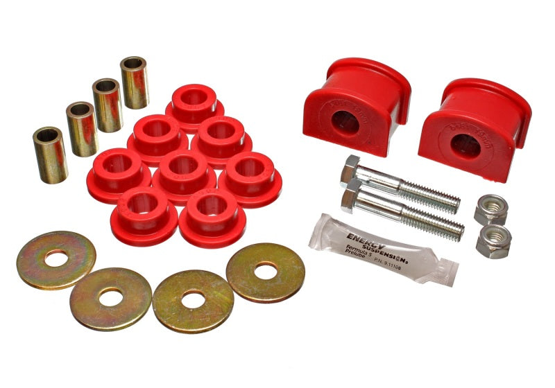 Ensemble de bagues de barre stabilisatrice arrière rouge 19 mm pour Ford Explorer/Bronco 2WD/4WD Energy Suspension 95-97