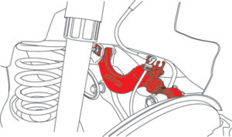 Bras de carrossage arrière réglable SPC Performance 10-14 VW Golf / 05-10 VW Jetta / 06-09 VW Rabbit
