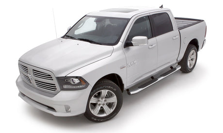 Barres de toit ovales courbées de 5 po pour Dodge Ram 1500 Crew Cab 09-15 (construites avant le 01/07/15) - Chrome