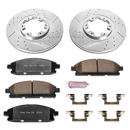 Power Stop 97-03 Infiniti QX4 Front Z36 Truck & Tow Brake Kit