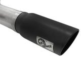 aFe Atlas 5 pouces DPF-Back Aluminized Steel Exh Dodge RAM Diesel 13-14 L6-6.7L Mega Cab avec embout noir