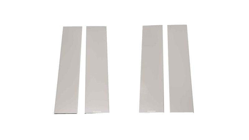 Putco 2020 Silv/Sierra HD 2500/3500 - Montants de pilier en acier inoxydable pour cabine multiplace/double cabine (6 pièces) Classic