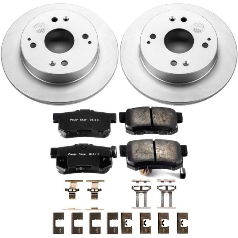 Kit de freins arrière Power Stop 1997 Acura CL Z17 Evolution Geomet avec revêtement