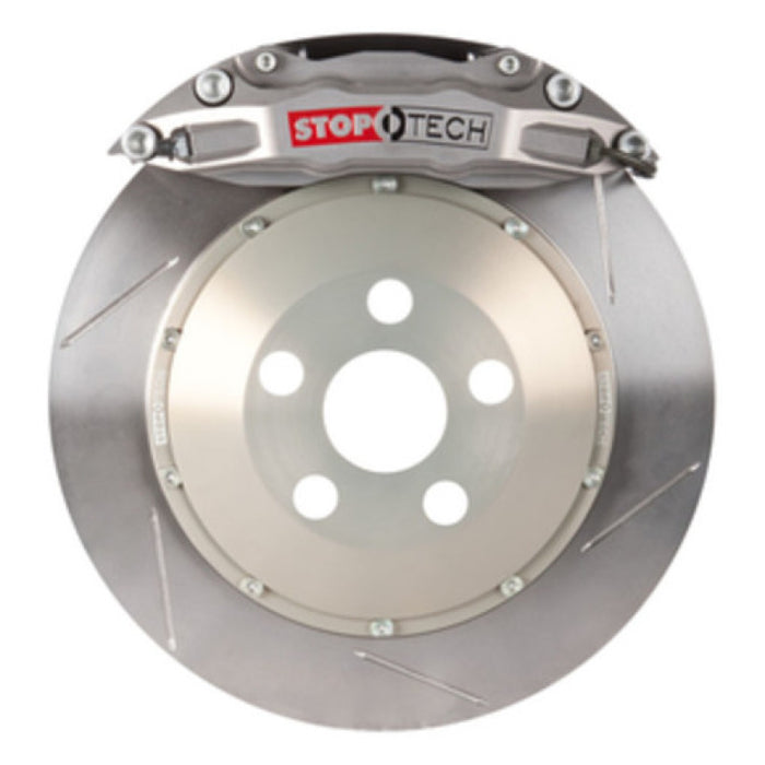 Étriers arrière StopTech BBK 08+ BMW 135i 345x28 Trophy anodisés ST-40 Rotors fendus Plaquettes et conduites SS