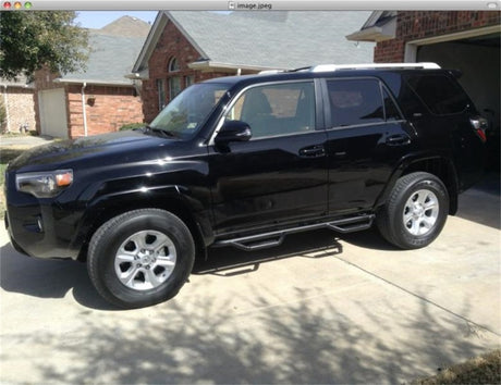 N-Fab Nerf Step 14-18 Toyota 4Runner (ne convient pas au Limited) SUV 4 portes - Noir brillant - W2W - 2 po