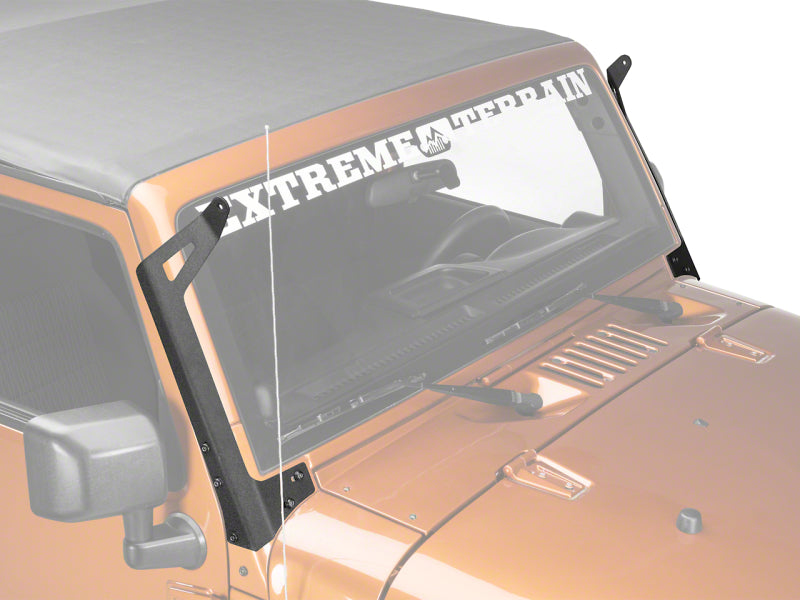 Barre lumineuse à DEL Raxiom 07-18 Jeep Wrangler JK 50 pouces pour montage sur pare-brise