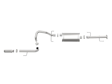Échappement aFe MACHForce XP 2,5 pouces 304-SS Cat-Back avec embout poli 10-20 Toyota 4Runner V6-4.0L