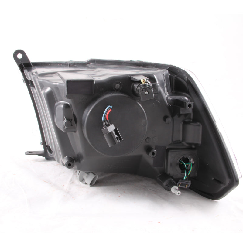 ANZO 2009-2016 Dodge Ram 1500 Phares de projecteur avec barre en U chromée