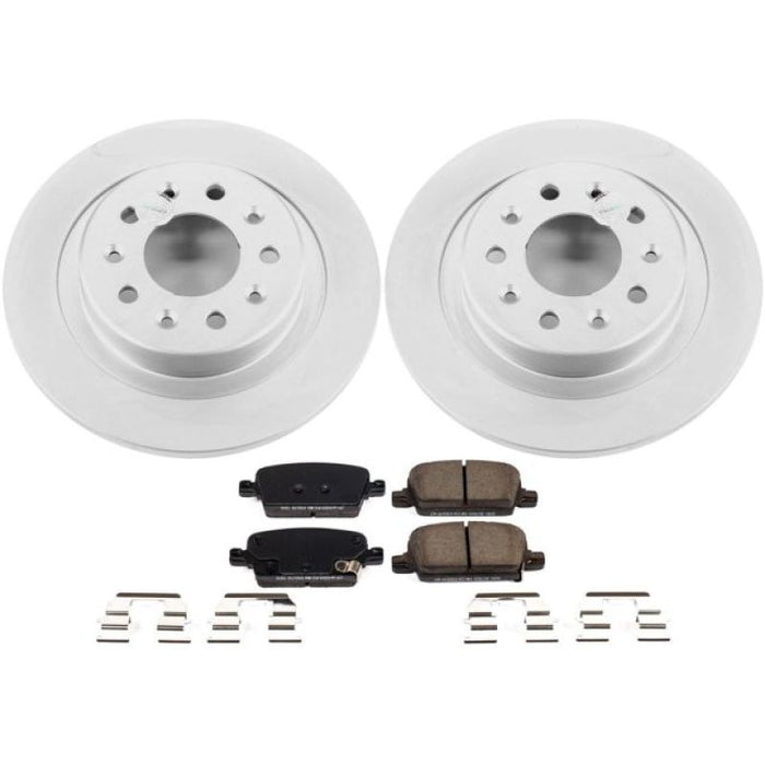 Kit de freins arrière Power Stop 16-18 Chevrolet Malibu Z17 Evolution Geomet avec revêtement