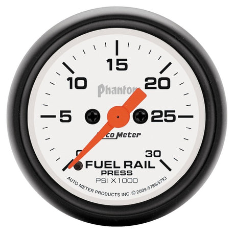 Presse à rail de jauge AutoMeter (Ram 6,7 L) 2-1/16 po 30 Kpsi Moteur pas à pas numérique Phantom