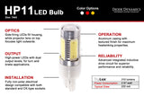 Ampoule LED Diode Dynamics 7443 HP11 LED - Ambre Lot de 4