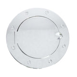 Porte de bouchon de réservoir d'essence non verrouillable en acier inoxydable pour Jeep Wrangler JK 07-18 Rugged Ridge