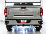 AWE Tuning 4e génération GM 1500 5,3 L 0FG Catback double sortie latérale (pare-chocs plat) - Embouts en diamant