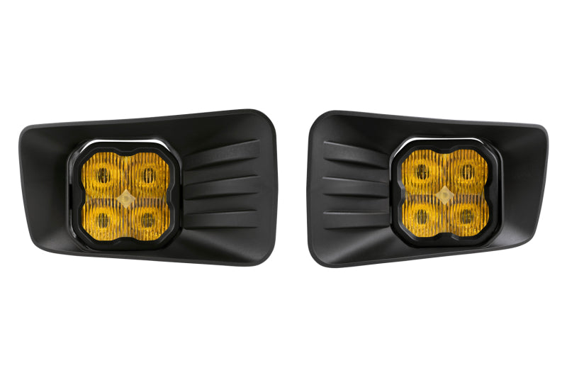 Kit de feux antibrouillard à LED Diode Dynamics SS3 Type CH Sport ABL - Brouillard SAE jaune