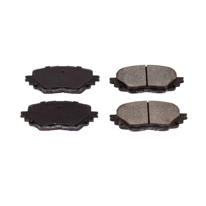 Power Stop 17-19 Fiat 124 Spider Front Z16 Evolution Ceramic Brake Pads