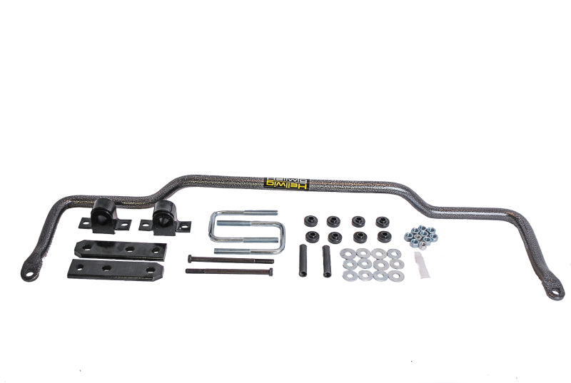 Barre stabilisatrice avant Hellwig 99-02 Ford E-350 Super Duty en chromoly solide traité thermiquement de 1-1/8 po