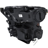 Phares de projecteur ANZO 2015-2017 Ford F-150 avec interrupteur de style planche noir avec ambre