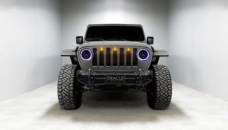 Phares à DEL haute puissance Oracle Jeep Wrangler JL/Gladiator JT 7 po (paire) - Dynamique VOIR LA GARANTIE