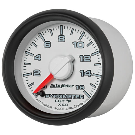 Jauge électronique EGT/pyromètre à balayage complet de 52,4 mm Autometer Factory Match 0-1600 degrés F