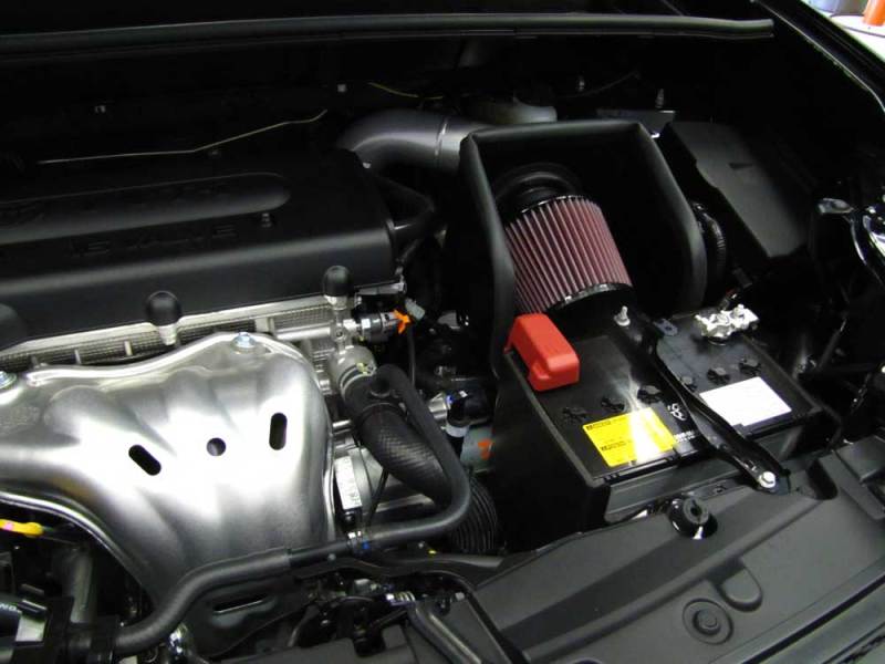 Admission d'air à vérin court K&amp;N 08-09 Scion xB Silver Typhoon