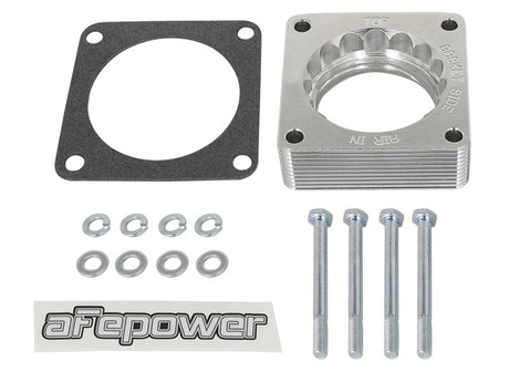 Entretoise de corps de papillon aFe Silver Bullet 03-06 Nissan 350Z V6 3,5 L (VQ35DE)