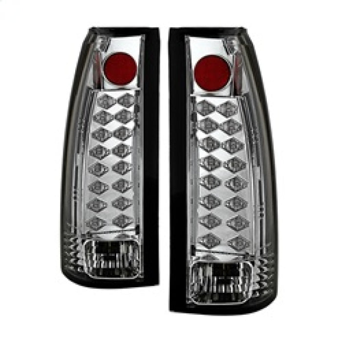 Feux arrière à LED chromés pour Spyder Chevy C/K Series 1500 88-98/Blazer 92-94 ALT-YD-CCK88-LED-C