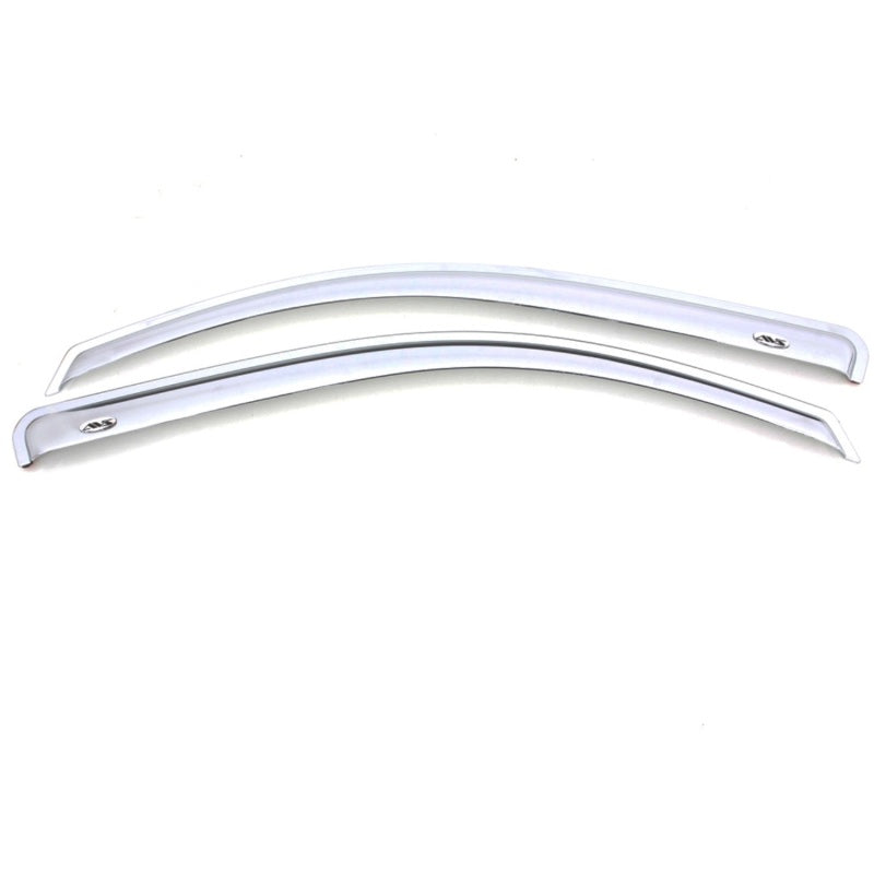 AVS 97-03 Ford F-150 Standard Cab Outside Mount Front Window Ventvisor 2pc - Chrome