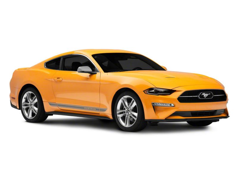 Phares de projecteur à LED Raxiom 18-23 Ford Mustang GT EcoBoost - Boîtier noir (lentille transparente)