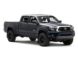 Raxiom 12-15 Toyota Tacoma Axial Series Headlights w/ LED Bar- Blk Housing (Clear Lens)