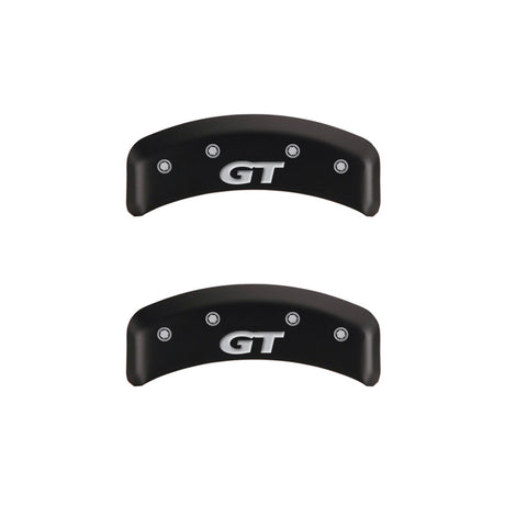 Couvre-étriers MGP 4 gravés à l'avant Mustang gravés à l'arrière SN95/GT finition rouge argent ch