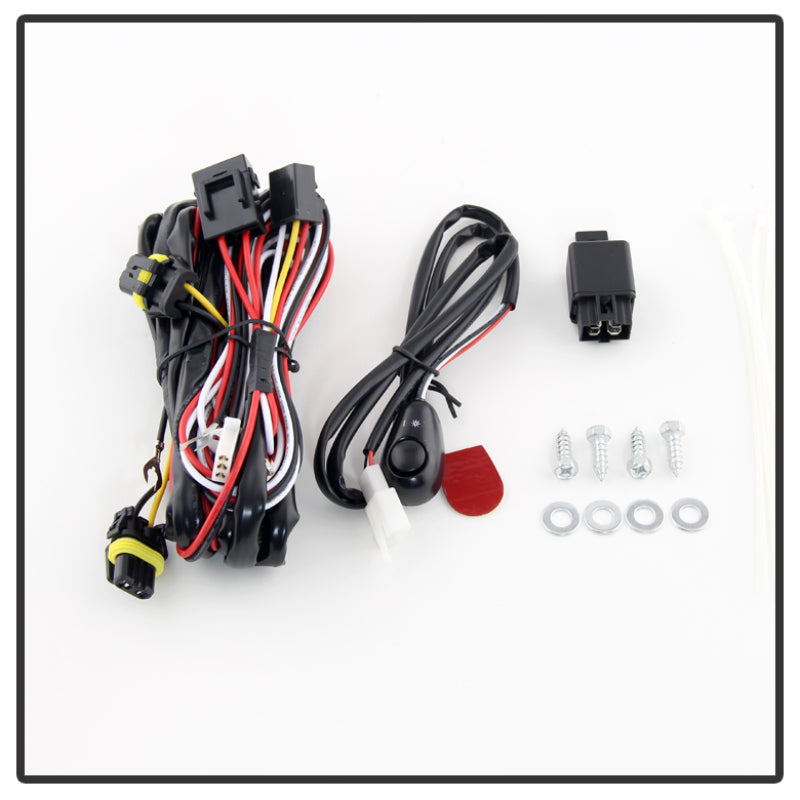 Feu antibrouillard OEM Spyder Dodge Grand Caravan 2011-2015 avec interrupteur universel - Transparent FL-DGC2011-C