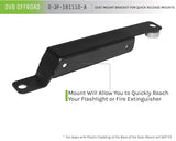 Kit de support de montage au sol pour extincteur/lampe de poche DV8 Offroad 2007-2018