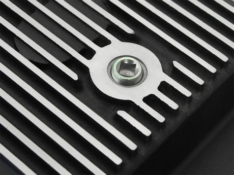 Carter de transmission de puissance aFe usiné noir 11-14 Ford 6R140 Trucks V8 6,7 L (td)