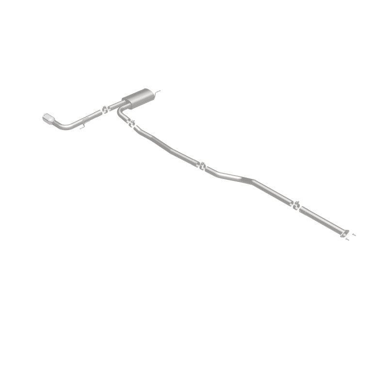 Catback MagnaFlow, SS, 2,5 po, Street, passage simple en ligne droite. Embout poli de 4 po, Ford Fusion 2,5 L 2015