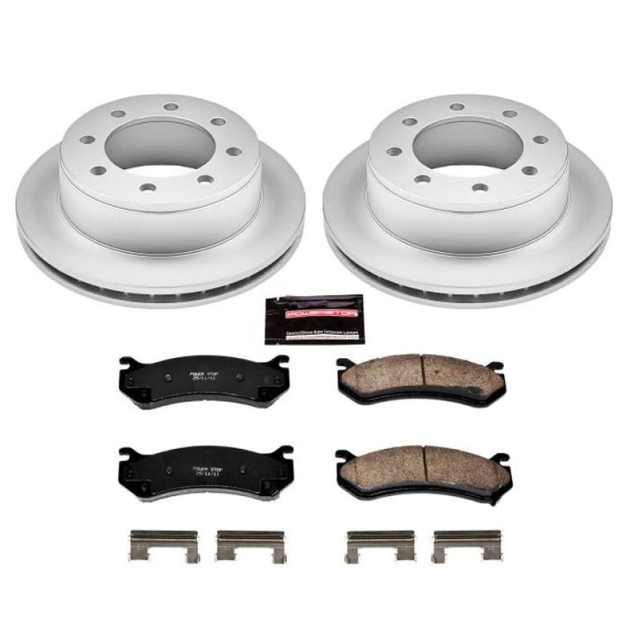 Kit de freins arrière Power Stop 02-06 Chevrolet Avalanche 2500 Z17 Evolution Geomet avec revêtement