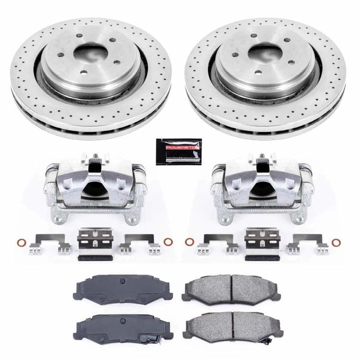 Kit de freins arrière Autospecialty Power Stop 06-09 Cadillac XLR avec étriers