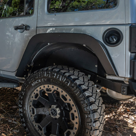 Garde-boue arrière Trailline Go Rhino 07-18 Jeep Wrangler JK/JKU 3 pouces