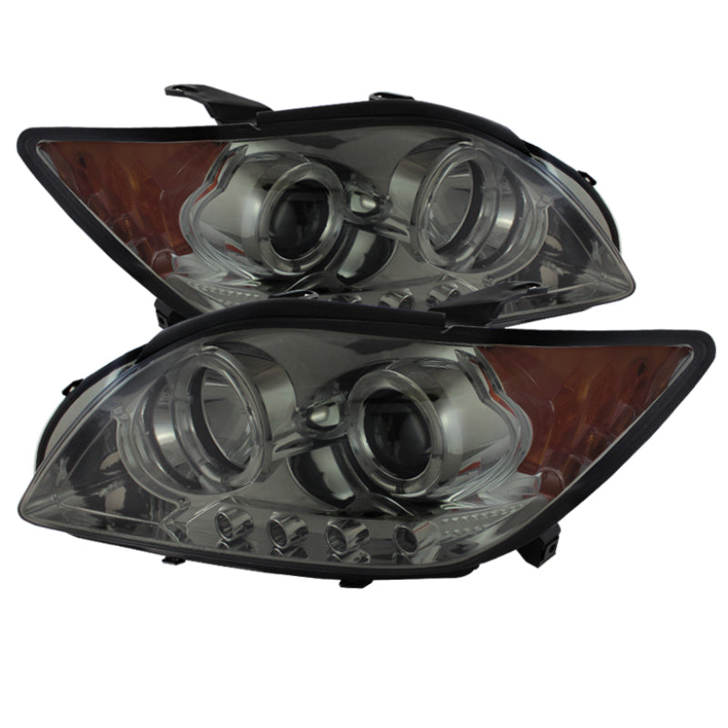 Phares de projecteur Spyder Scion TC 08-10 Halo LED - LED remplaçables Smke PRO-YD-TTC08-HL-SM
